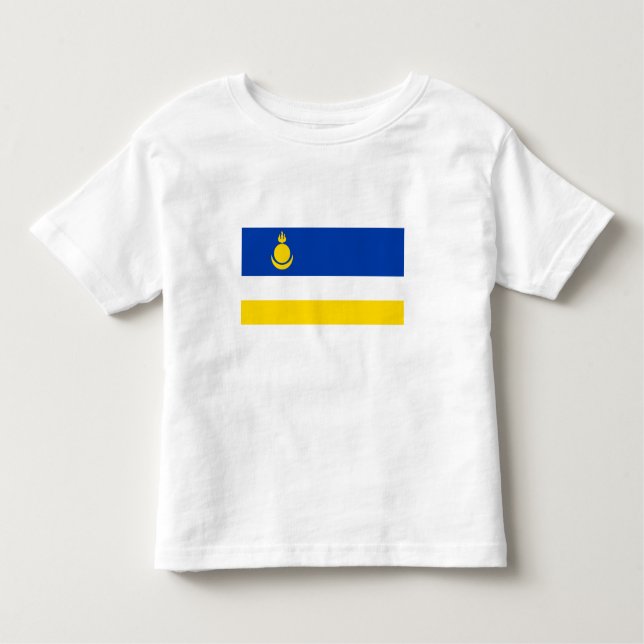 Fahne Patriotic Buryatia Kleinkind T-shirt (Vorderseite)