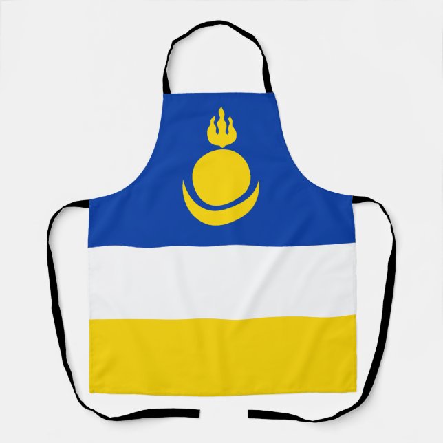 Fahne Patriotic Buryatia Schürze (Vorderseite)