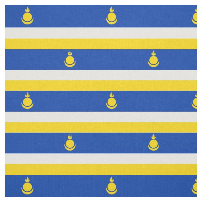 Fahne Patriotic Buryatia Stoff (Muster)
