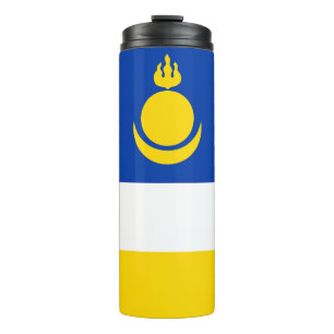 Fahne Patriotic Buryatia Thermosbecher