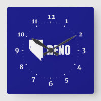 Fahne Reno, Uhr der Nevada-Platz