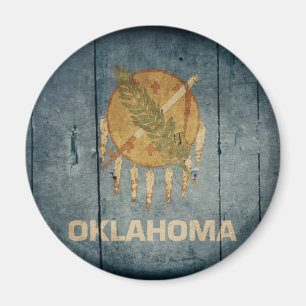 Fahne "Rugged Wood Oklahoma" Magnet