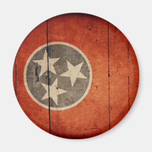 Fahne "Rugged Wood Tennessee" Magnet