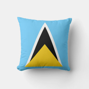 Fahne Saint Lucia Kissen