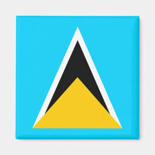 Fahne Saint Lucia Magnet