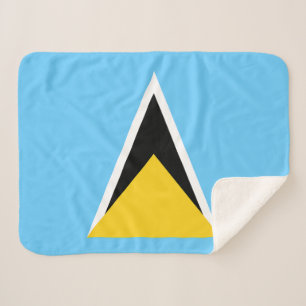 Fahne Saint Lucia Sherpadecke