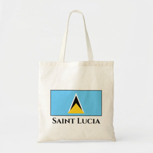 Fahne Saint Lucia Tragetasche