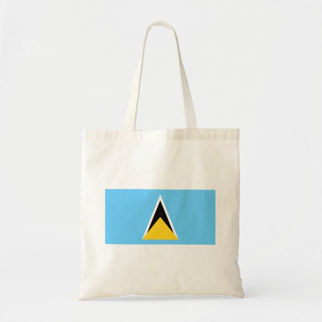 Fahne Saint Lucia Tragetasche (Vorne)