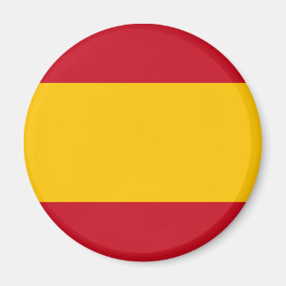 Fahne Spanien - Rundmagnet Magnet