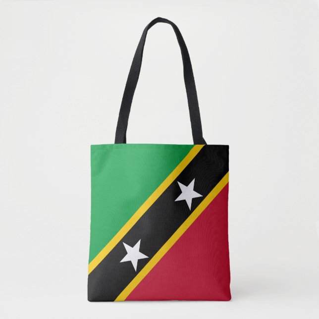 Fahne St. Kitts und Nevis (Vorderseite)