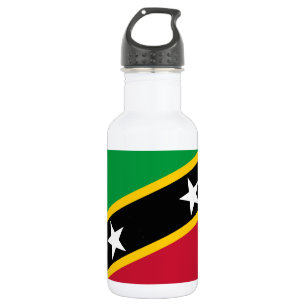 Fahne St. Kitts und Nevis Edelstahlflasche