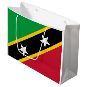 Fahne St. Kitts und Nevis Große Geschenktüte