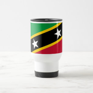 Fahne St. Kitts und Nevis Reisebecher