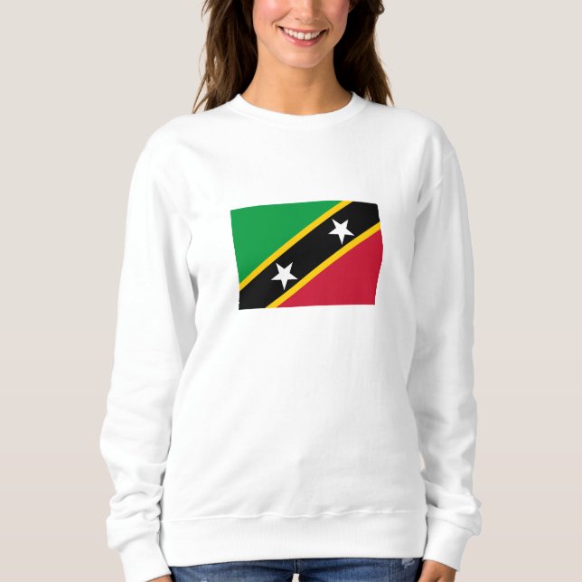 Fahne St. Kitts und Nevis Sweatshirt (Vorderseite)