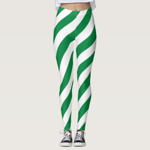 Fahne Turkmenistans mit diagonal gestreiftem Farbd Leggings
