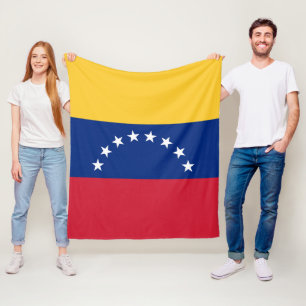 Fahne Venezuela Fleecedecke
