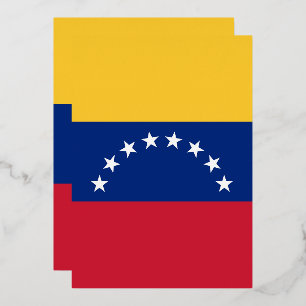 Fahne Venezuela Folieneinladung