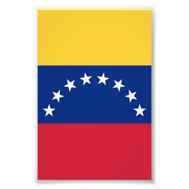 Fahne Venezuela Fotodruck (Vorne)