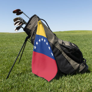 Fahne Venezuela Golfhandtuch