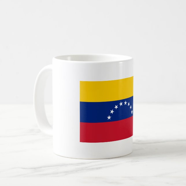 Fahne Venezuela Kaffeetasse (Vorderseite Links)