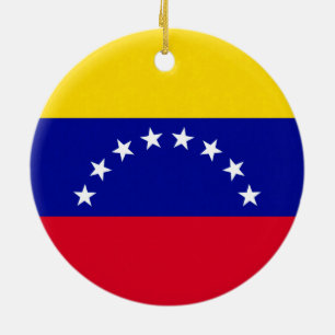 Fahne Venezuela Keramik Ornament