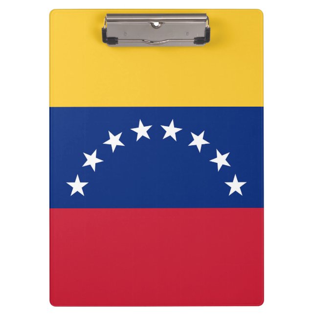 Fahne Venezuela Klemmbrett (Vorderseite)