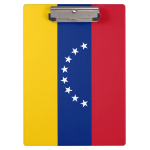 Fahne Venezuela Klemmbrett