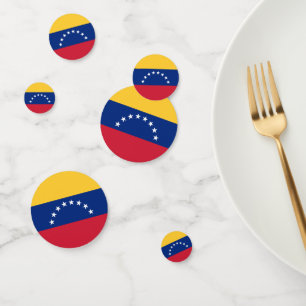 Fahne Venezuela Konfetti