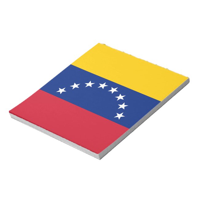 Fahne Venezuela Notizblock (Rotiert)