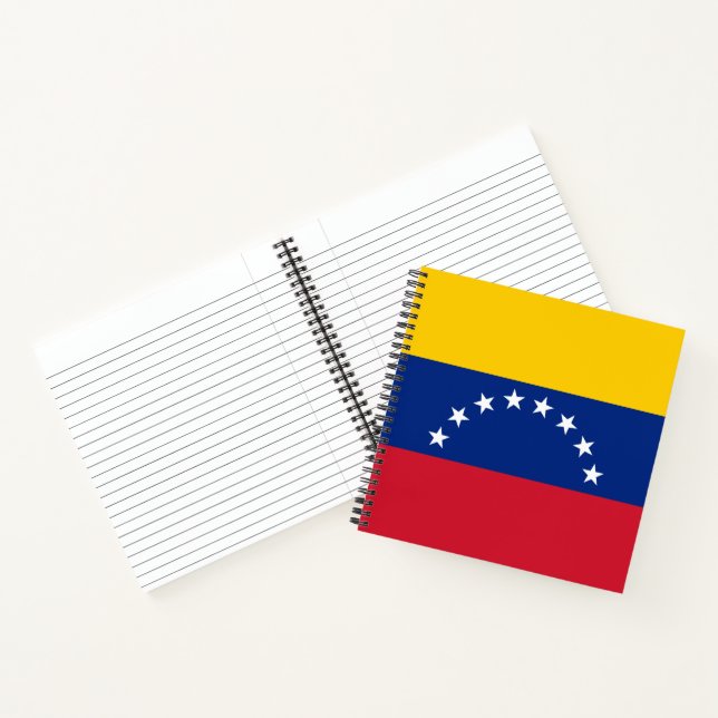 Fahne Venezuela Notizbuch (Innenseite)