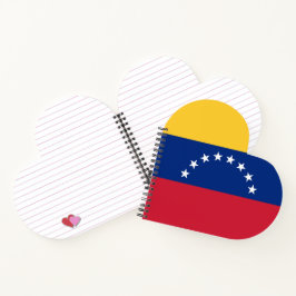 Fahne Venezuela Notizbuch