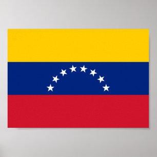 Fahne Venezuela Poster