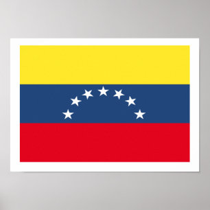 Fahne Venezuela Poster