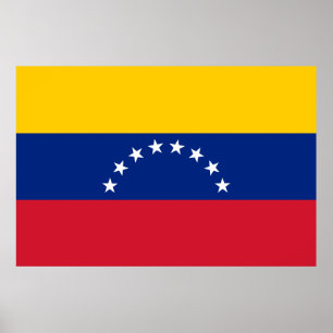 Fahne Venezuela Poster