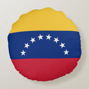 Fahne Venezuela Rundes Kissen