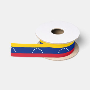 Fahne Venezuela Satinband