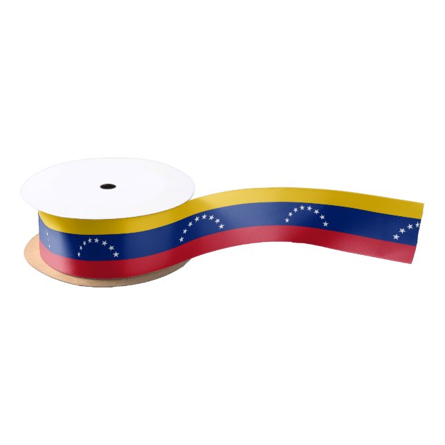 Fahne Venezuela Satinband (Spule)