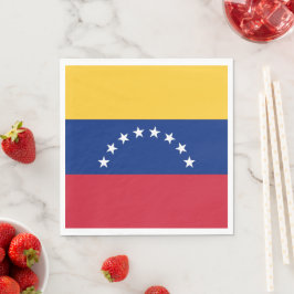 Fahne Venezuela Serviette