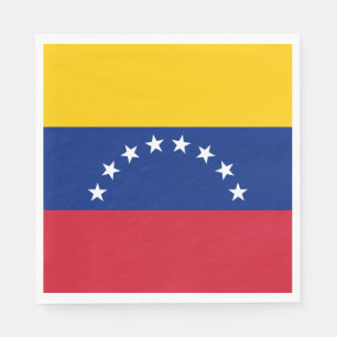 Fahne Venezuela Serviette
