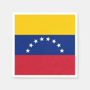 Fahne Venezuela Serviette