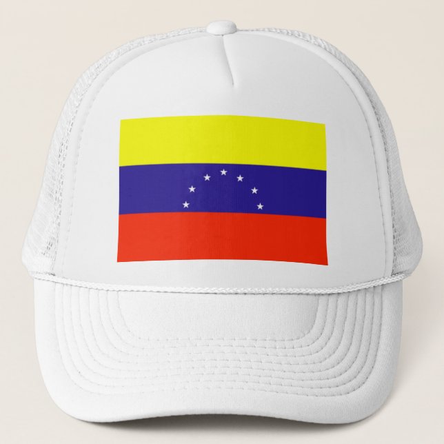 Fahne Venezuela Truckerkappe (Vorderseite)