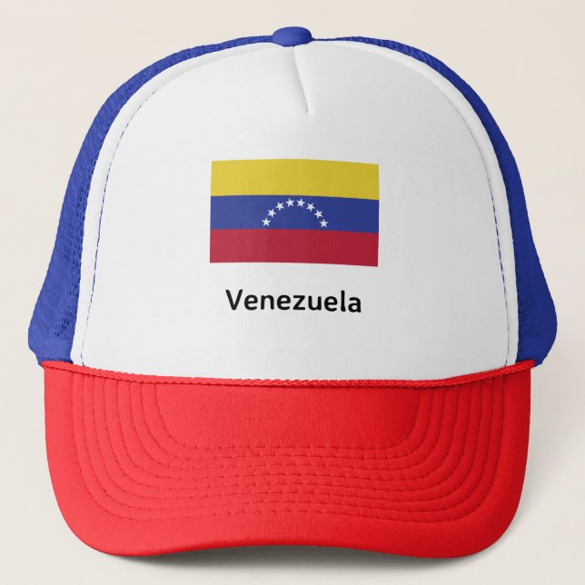 Fahne Venezuela Truckerkappe (Vorderseite)