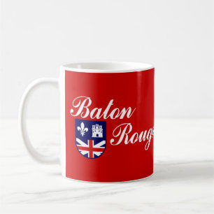 Fahne von Baton Rouge, Louisiana Tasse