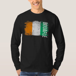 Fahne von Bouafl an der Elfenbeinküste für Ivorer T-Shirt