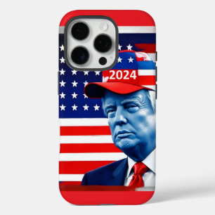 Fahne von Donald Trump 2024 iPhone 16 Pro Hülle