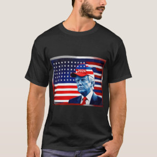 Fahne von Donald Trump 2024 T-Shirt