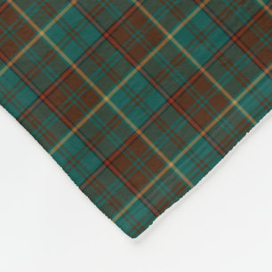 Fahne von Ontario Kanada Tartan Fleecedecke