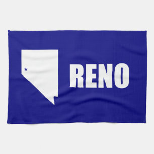 Fahne von Reno, Nevada Handtuch