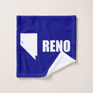 Fahne von Reno, Nevada Wash Tuch