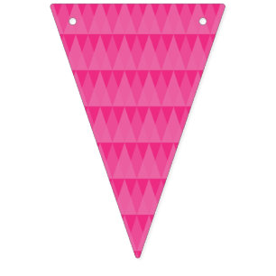 Fahnen mit den rosa Dreiecken Wimpelkette